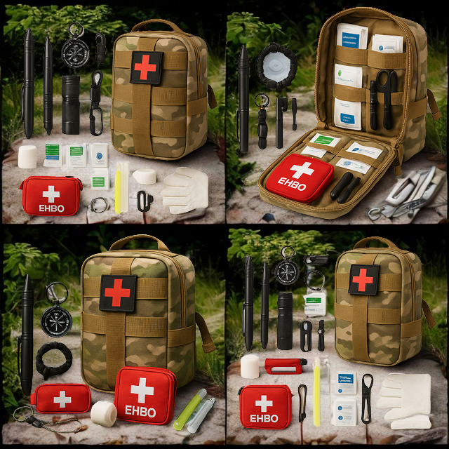 READY72 - COMPLETE SURVIVAL & EHBO NOODKIT (32-DELIG)