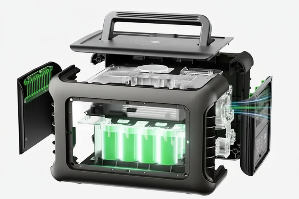 ULTIMATE POWERSTATION - 600W|299Wh NOODSTROOM MET SOLAR INPUT & EU 230V