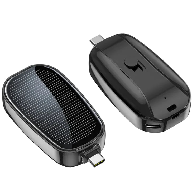 MINI SOLAR NOODSTROOM POWERBANK - 1200 mAh | COMPACT & ALTIJD OPLADEN