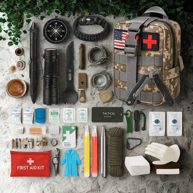 READY72 - COMPLETE SURVIVAL & EHBO NOODKIT (32-DELIG)