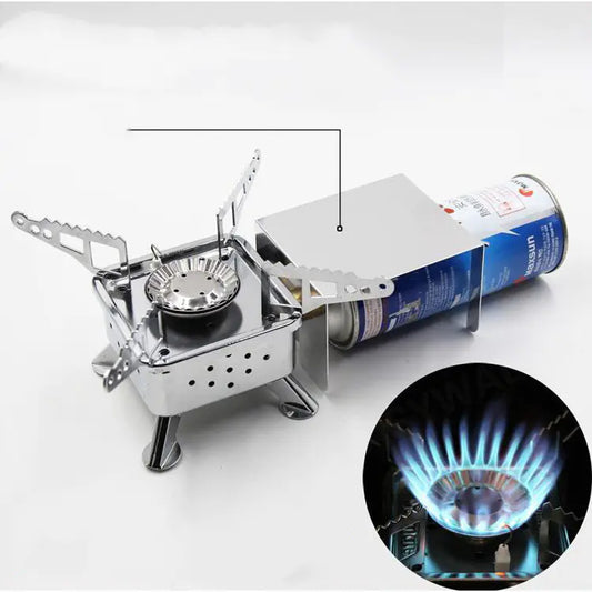 DRAAGBARE OUTDOOR GASKOOKTOESTEL MET ELEKTRONISCHE ONTSTEKING