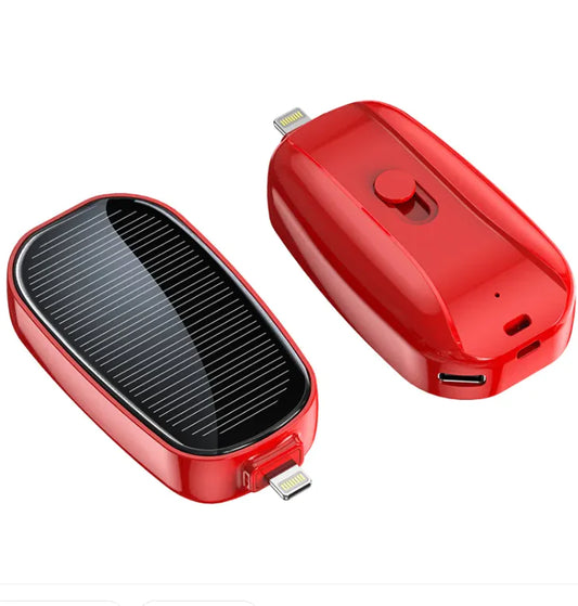 MINI SOLAR NOODSTROOM POWERBANK - 1200 mAh | COMPACT & ALTIJD OPLADEN